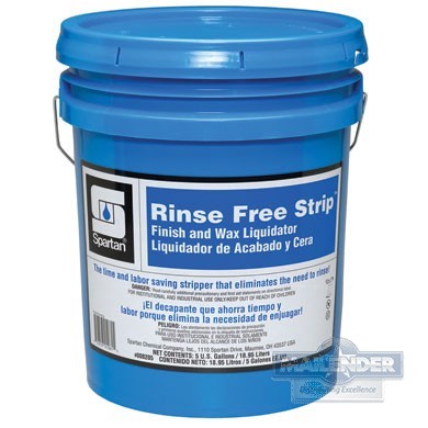 RINSE FREE STRIP FLOOR FINISH & WAX STRIPPER (5GAL)