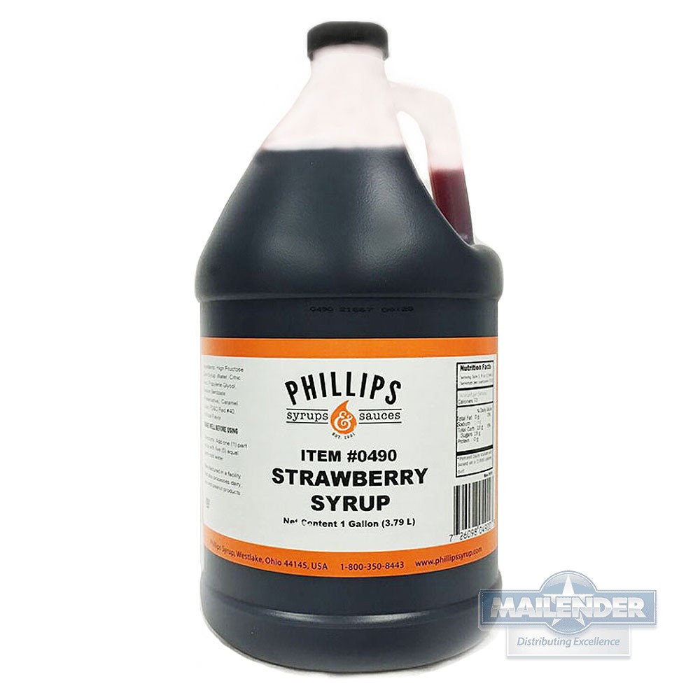 PHILLIPS FOUNTAIN SYRUP STRAWBERRY