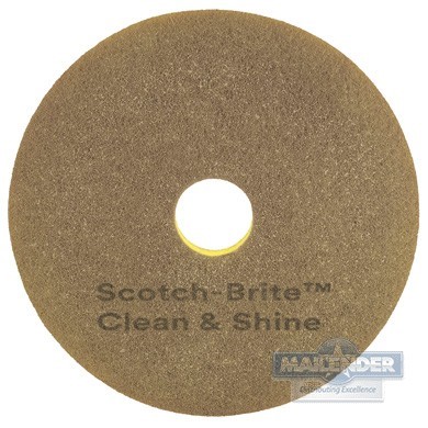 SCOTCH-BRITE CLEAN & SHINE PAD 13"