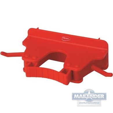 VIKAN WALL BRACKET 1-3 TOOLS 6" PP/RB RED