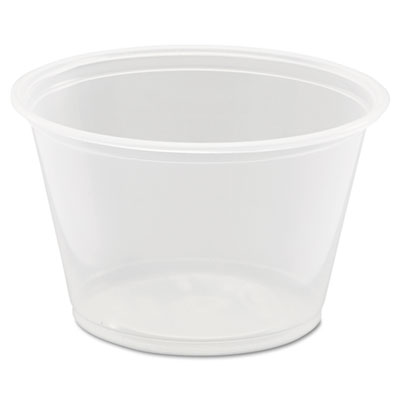 CLEAR PLASTIC LID FOR 1 OZ PORTION CUP 2500/CA