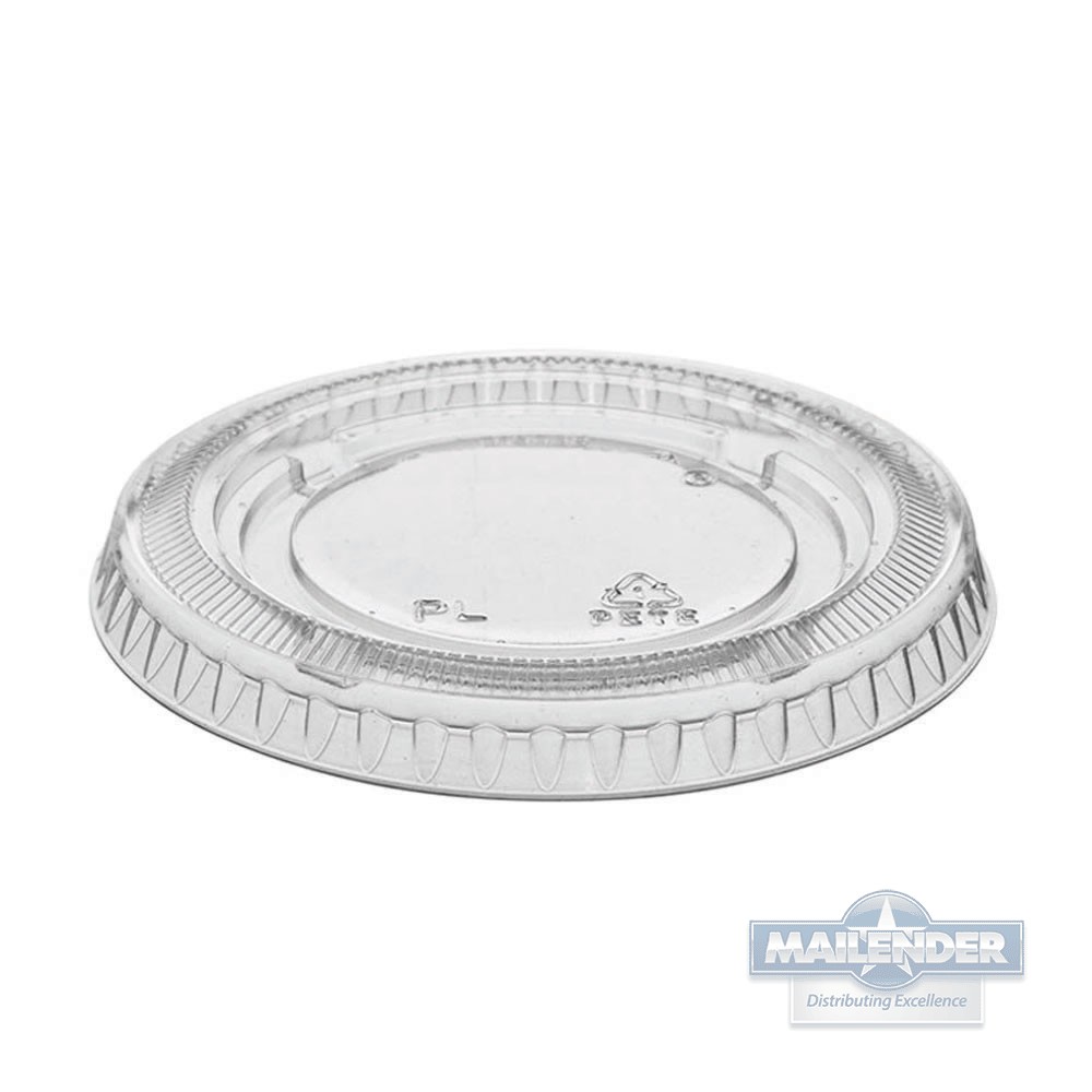 CLEAR PLASTIC LID FOR 3.25, 4.0 & 5.5 OZ PORTION CUP 2500/CA
