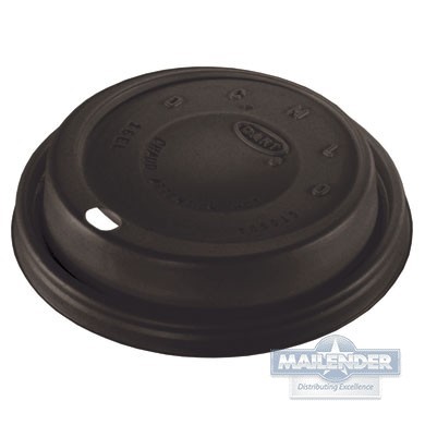 CAPPUCHINO BLACK PLASTIC LID W/ SIP HOLE FOR 14/16/20J16 CUP 1000/CA