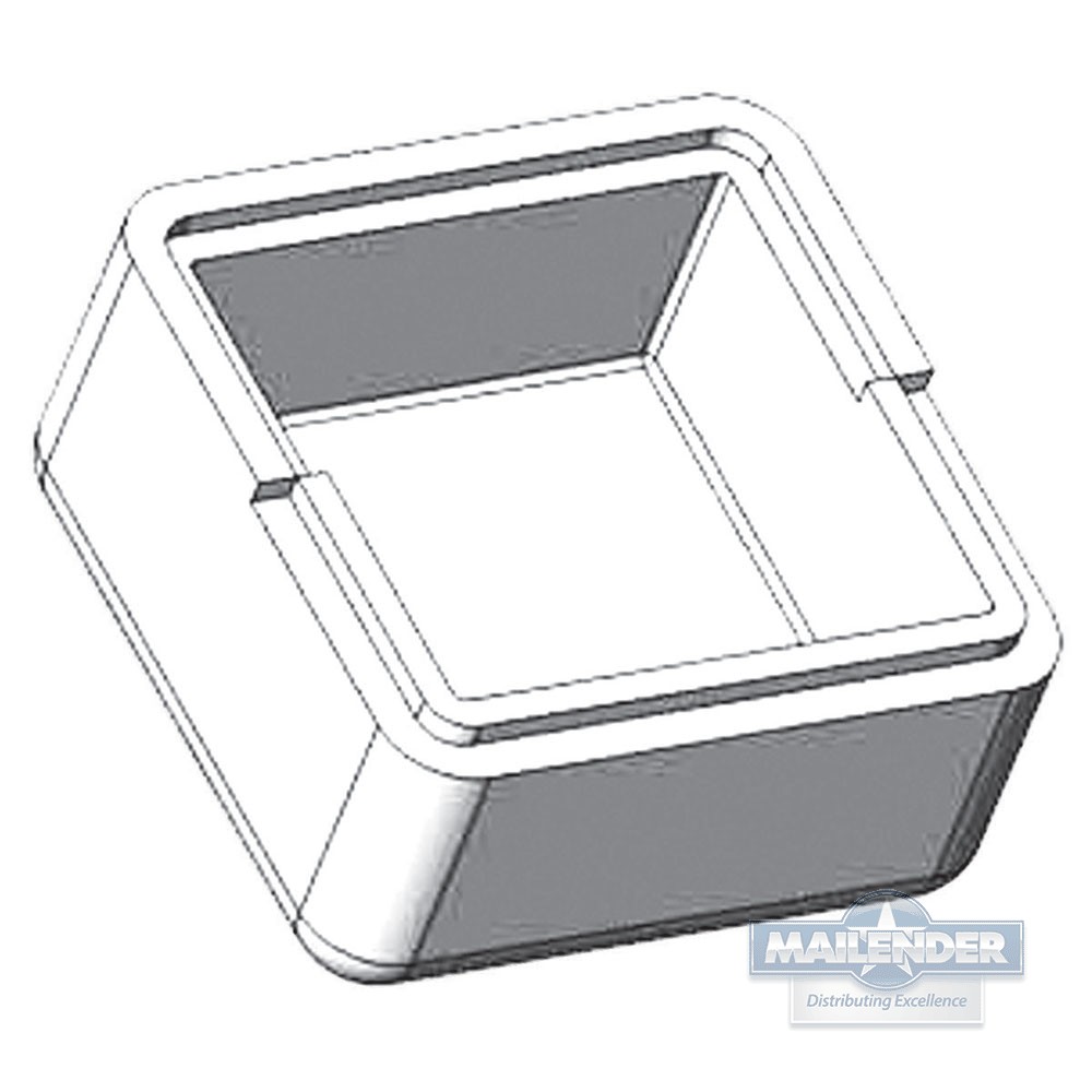 20 1/2"X 16 1/2"X 15" 1 1/2" WALL MOLDED COOLER EPS
