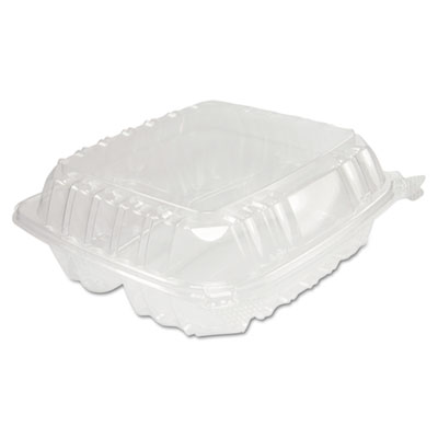 CLEARSEAL HINGED LID CONTAINER 3 COMPARTMENT MEDIUM