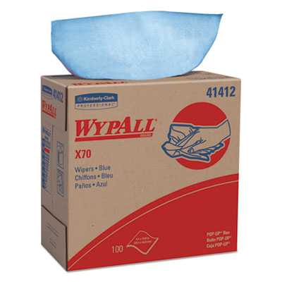 WYPALL X70 WIPER POP-UP BOX BLUE