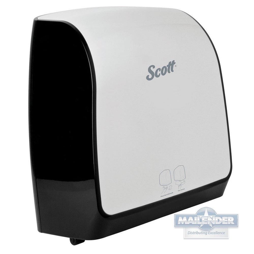 SCOTT PRO AUTOMATIC HARD ROLL PAPER TOWEL DISPENSER FOR BLUE ROLL TOWELS WHITE