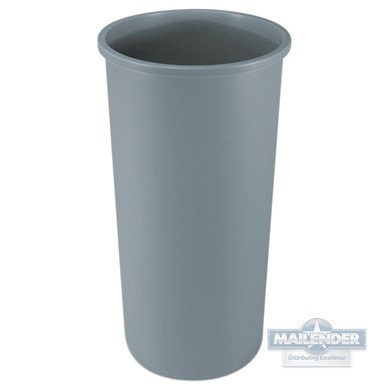 UNTOUCHABLE ROUND CONTAINER GRAY (22GAL)