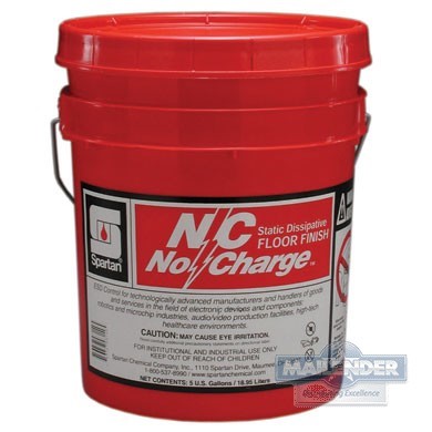 N/C NO CHARGE STATIC DISSIPATIVE FLOOR FINISH (5GAL)