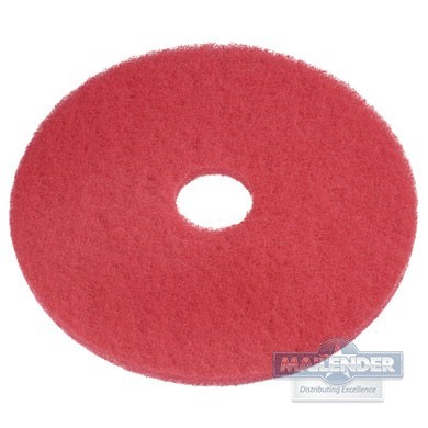 FLOOR PAD 17" BUFFING RED
