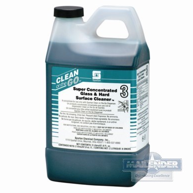 SUPER CONCENTRATED GLASS & HARD SURFACE CLEANER 3 (2L)