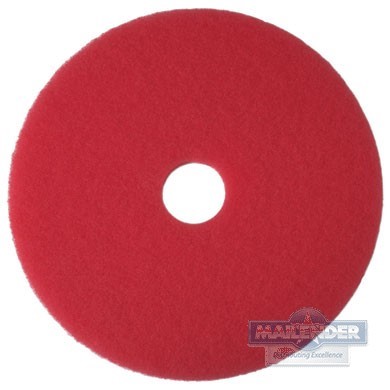 3M FLOOR PAD 16" BUFFING RED