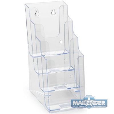 4 TIERED TABLE BROCHURE HOLDER