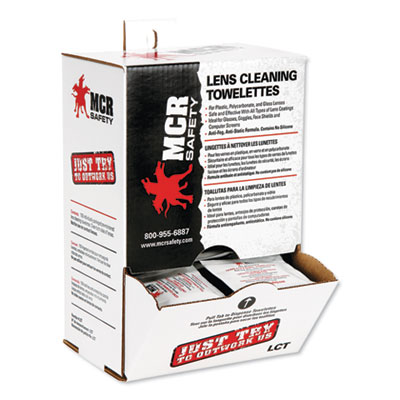 LENS CLEANING TOWELETTES WRAPPED 100/BX