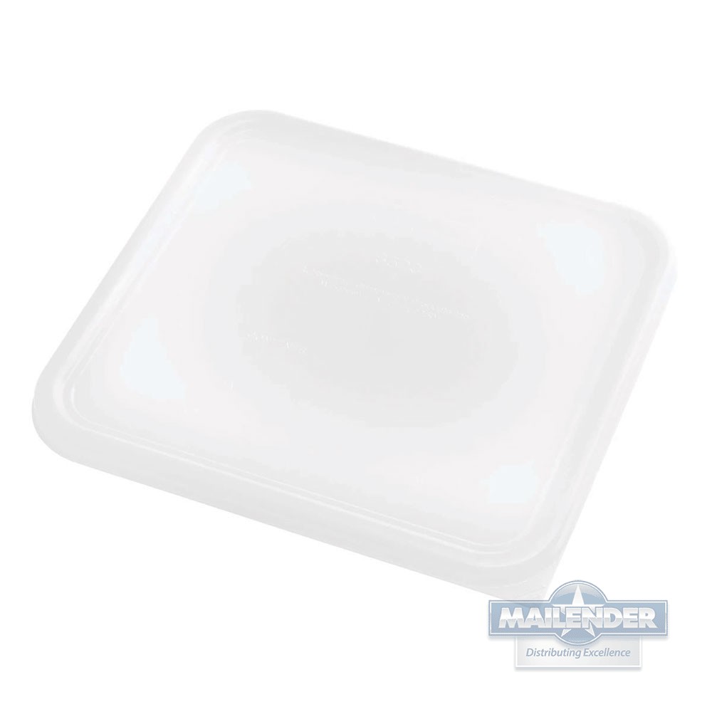 LID FOR  12QT TO 22 QT SQUARE STORAGE CONTAINERS, 6/CA
