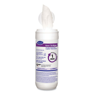 OXIVIR TB DISINFECTANT WIPES 60/CT WHITE