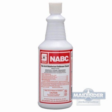 NABC NON-ACID DISINFECTANT BATHROOM CLEANER RTU FLIP-TOP (32OZ)