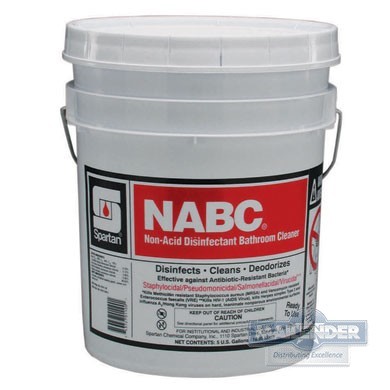 NABC NON-ACID DISINFECTANT BATHROOM CLEANER (5GAL)