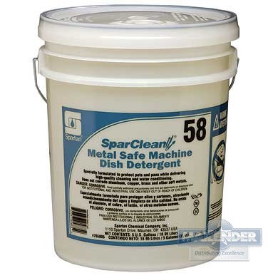 SPARCLEAN METAL SAFE DISH DETERGENT 58 (5GAL)
