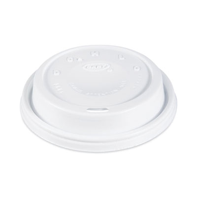 CAPPUCCINO WHITE PLASTIC LID W/ SIP HOLE FOR 14/16/20J16 CUP 1000/CA