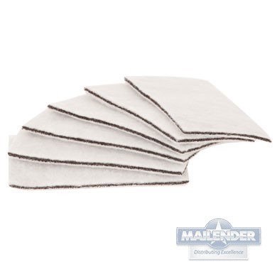 EXHAUST FILTERS FOR V-BP-6 VACUUM 6/PK (9013473)