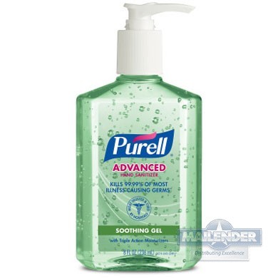 PURELL ADVANCED INSTANT HAND SANITIZER WITH ALOE PUMP BOTTLE