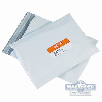 24"X36" SELF SEAL WHITE POLY MAILER