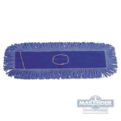 LOOPED-END DUST MOP BLENDED 5"X18" BLUE
