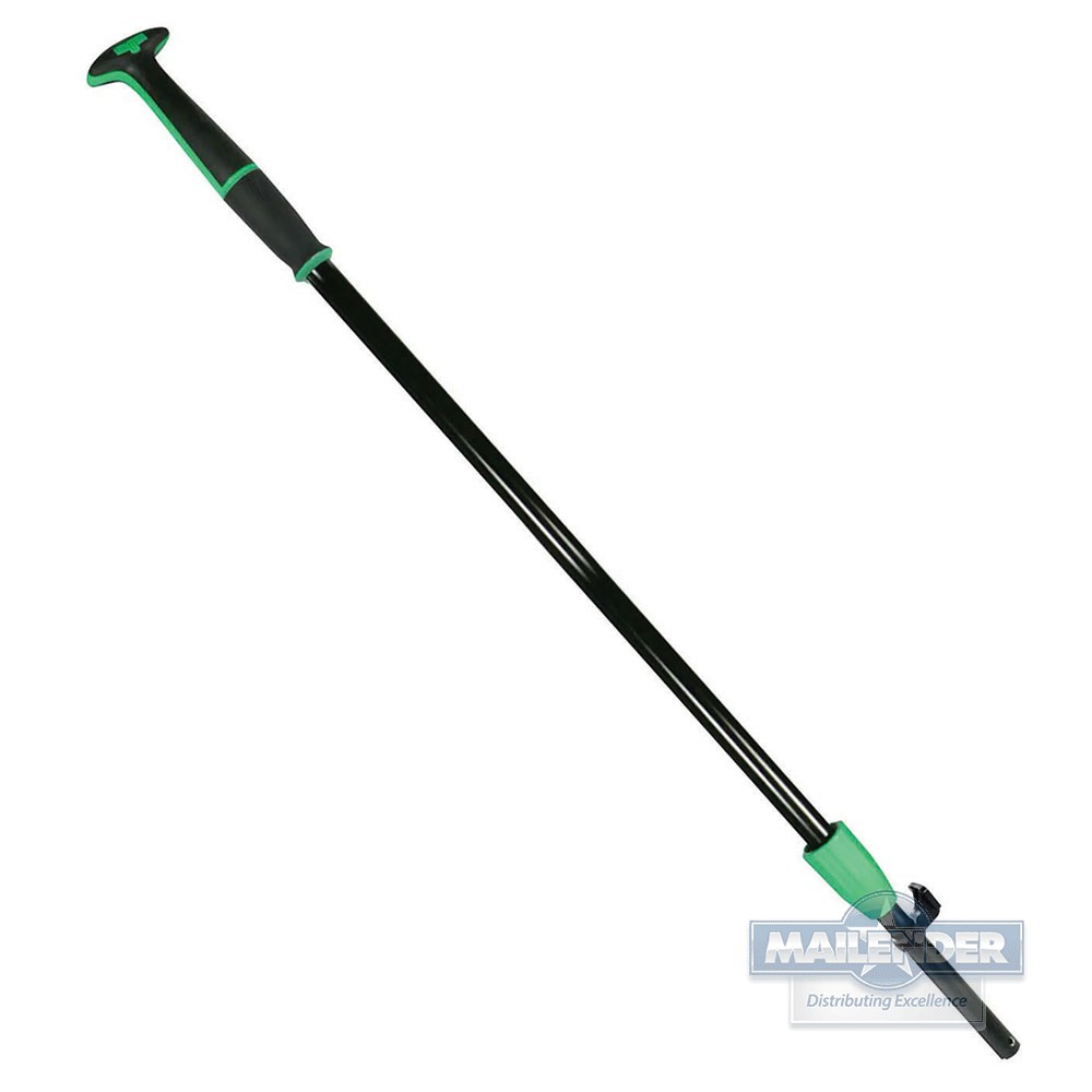 UNGER EXCELLA STRAIGHT POLE 45"-65" BLACK/GREEN ALUMINUM OMNICLEAN