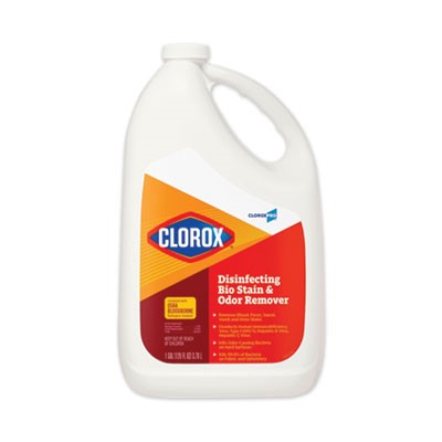 CLOROX DISINFECTING BIO STAIN AND ODOR REMOVER 4 GAL /CA