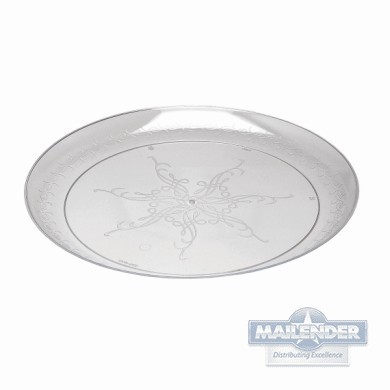 6" CLEAR PLASTIC PLATE