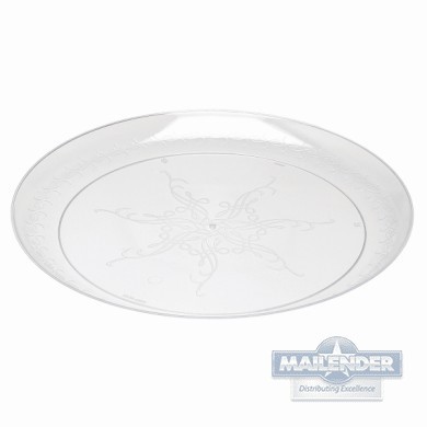 9" CLEAR PLASTIC PLATE