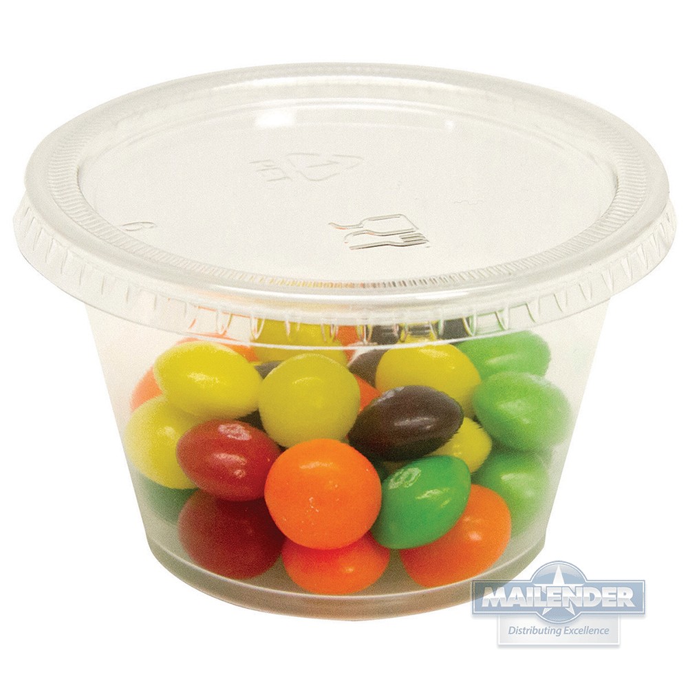 1 OZ CLEAR PLASTIC PORTION CUP 2500/CA  (LID IS EPCLID1)