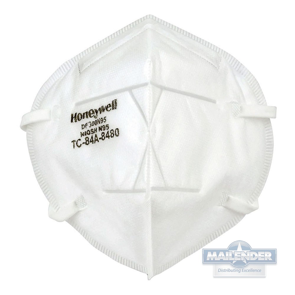 DISPOSABLE PARTICULATE RESPIRATOR N95 MASK WHITE 50-12/CA