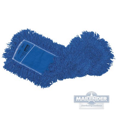 TWISTED DUST MOP LOOP BLEND SYNTHETIC 5"X24" BLUE