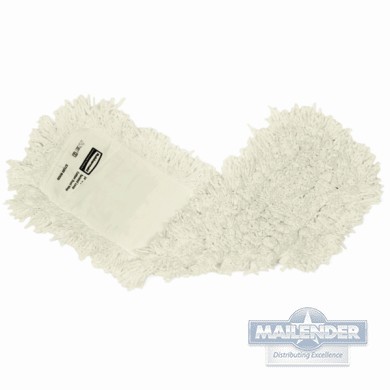 TWISTED LOOP COTTON DUST MOP 5"X36" WHITE