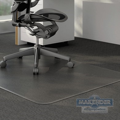 CHAIR MAT 46"X60" FOR LOW PILE CARPET CLEAR