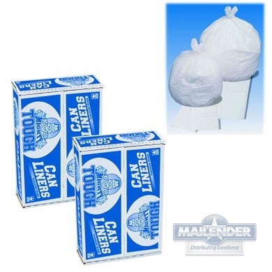 24"X32" .45 MIL 12-16 GAL WHITE CAN LINER