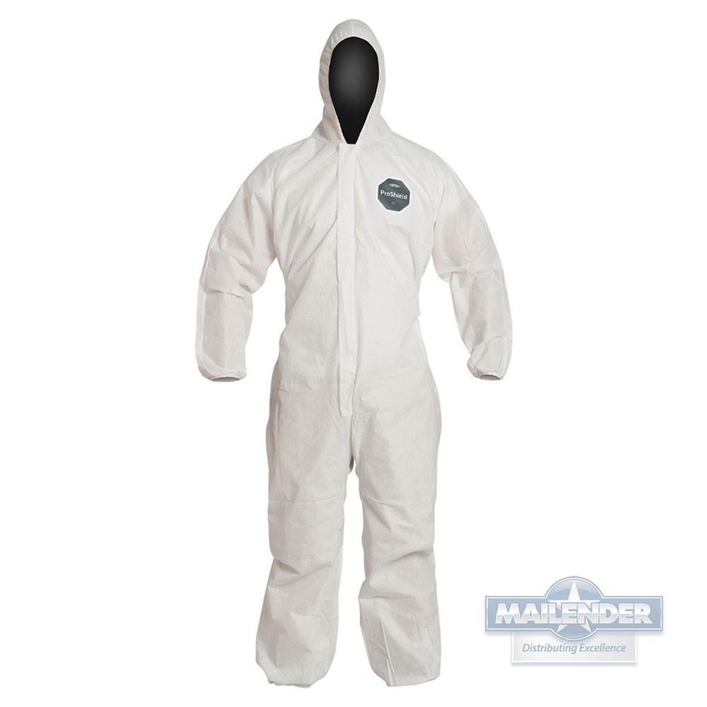 DUPONT PROSHIELD 10 3X COVERALLS OPEN WRIST/ANKLE WHITE
