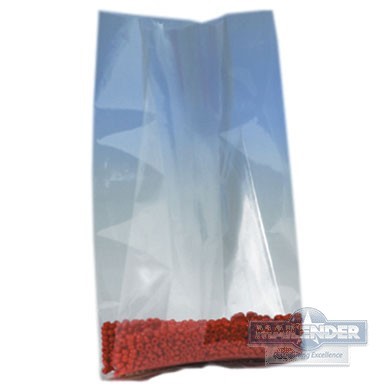 12"X8"X24" 4 MIL GUSSETED POLY BAG