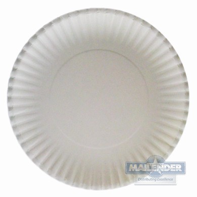 6" PAPER PLATE BUDGET "GREEN LABEL" WHITE